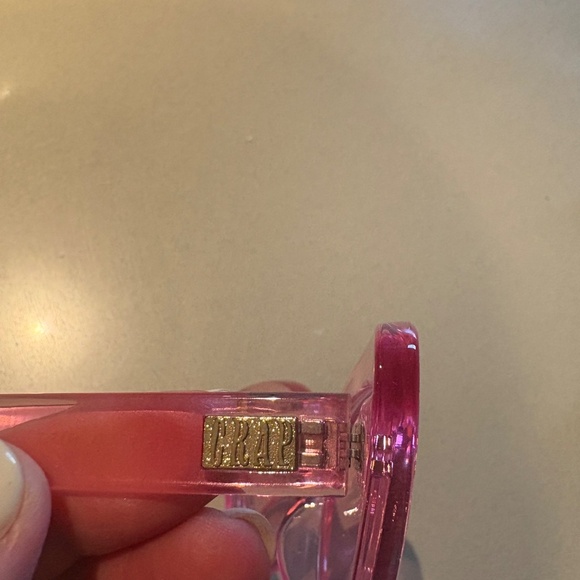 Crap pink acetate sunglasses - Picture 5 of 7